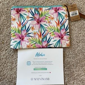 Seven island zip bag